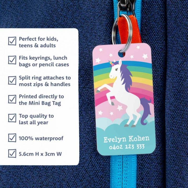 Bright Star Kids: Bag Tags Vs. Mini Bag Tags - Bright Star Kids