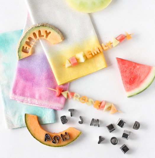 Fruits cut into cute shapes make this perfectly packed lunch so much fun!
