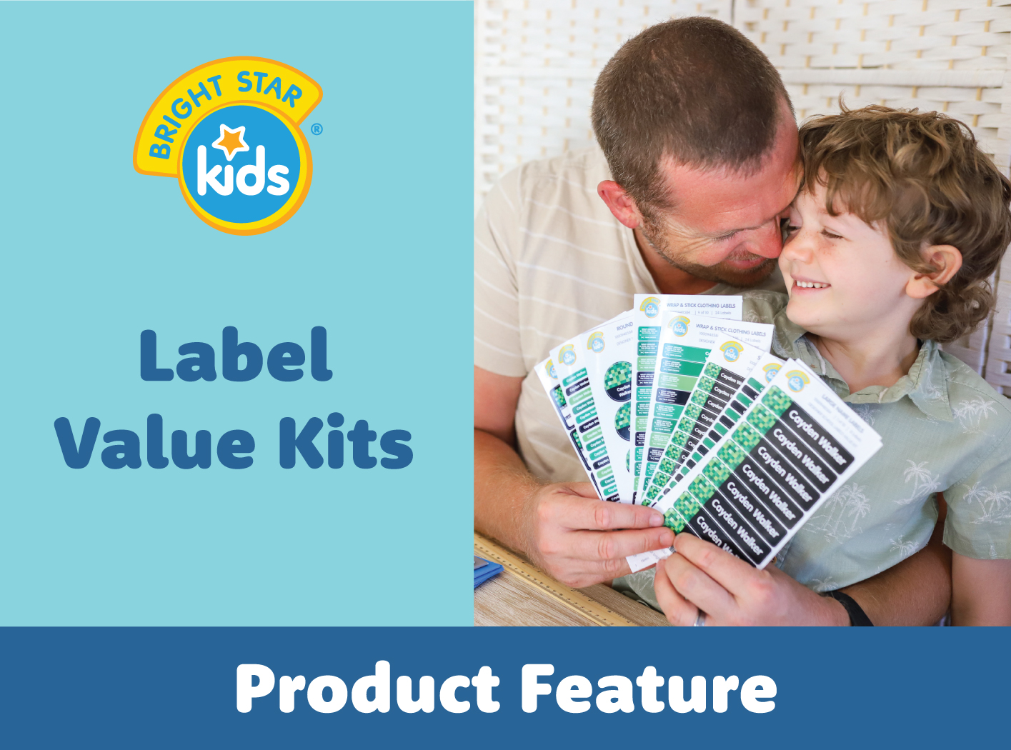 How To Use Bright Star Kids’ Wrap & Stick Clothing Labels Bright Star Kids