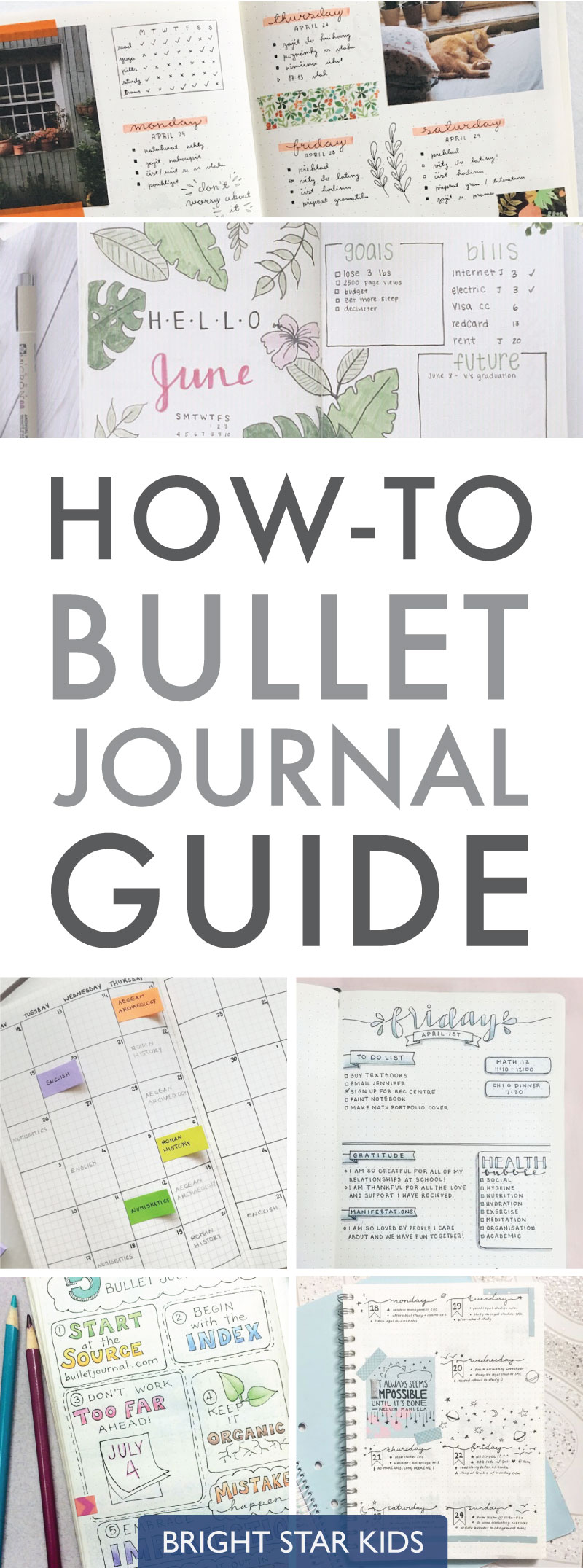 How-To Bullet Journal Guide - Bright Star Kids