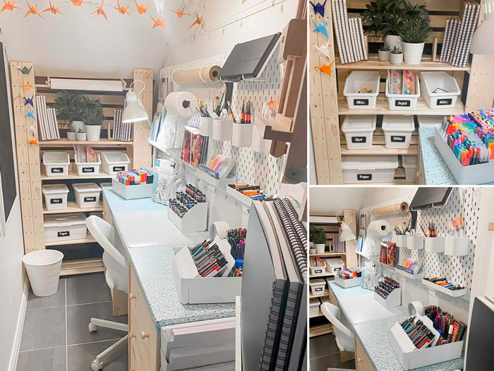 smække Se igennem Inde Craft Room Ideas: 3 Best Ikea Hacks For Your Craft Room - Bright Star Kids