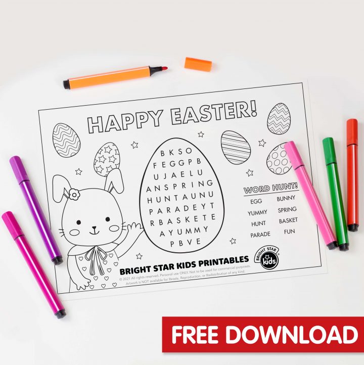 Easter Find A Word Printable
