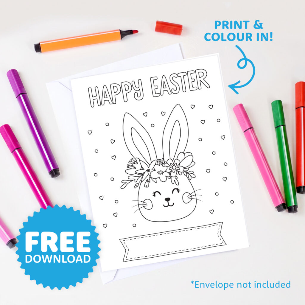 Easter Bunny Colouring