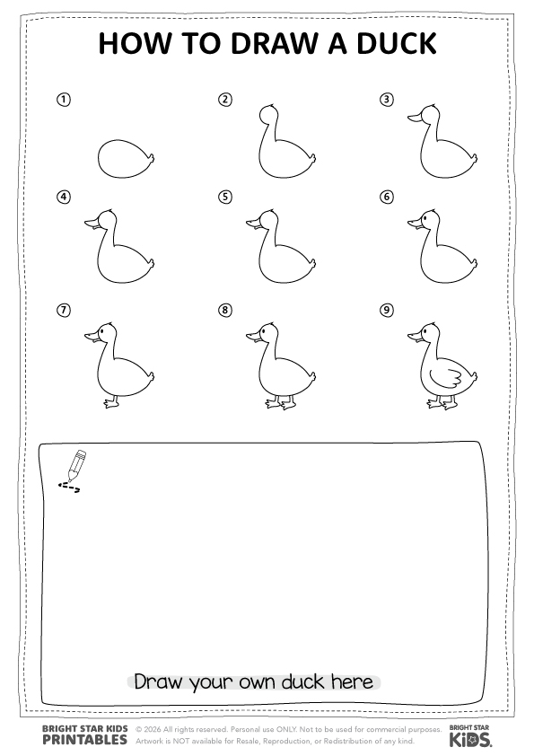 How To Draw A Duck