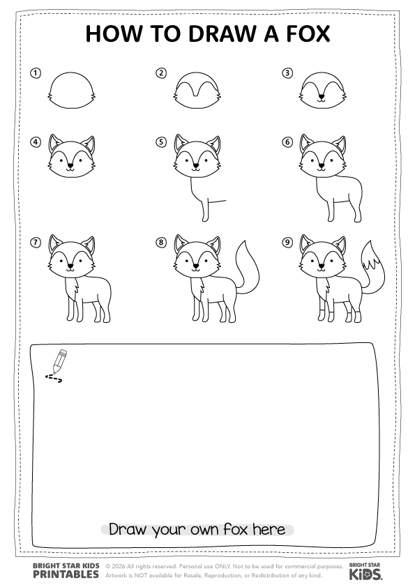 How To Draw A Fox
