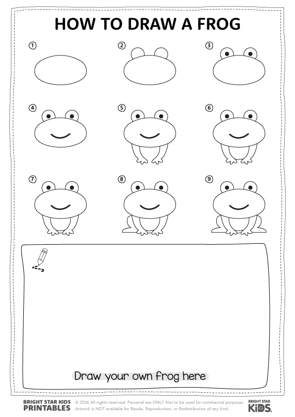 How To Draw A Frog