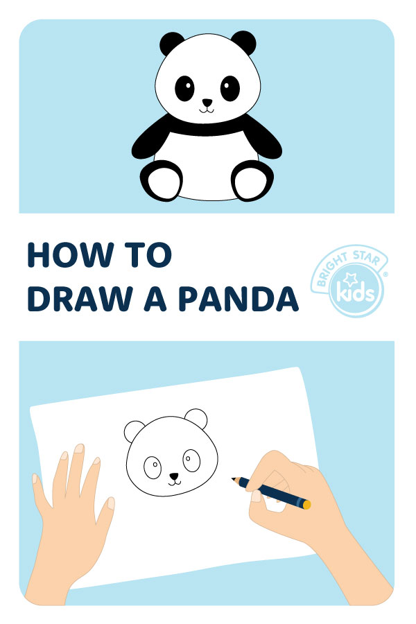 HOW TO DRAW BEAR PANDA FOUND AND EASY / BEAUTIFUL DRAWINGS