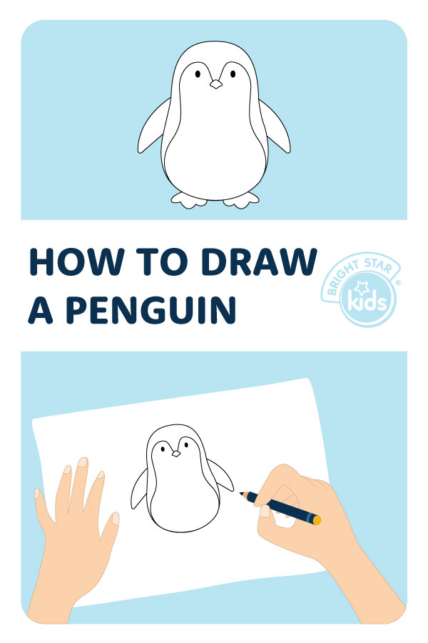 penguin drawing simple