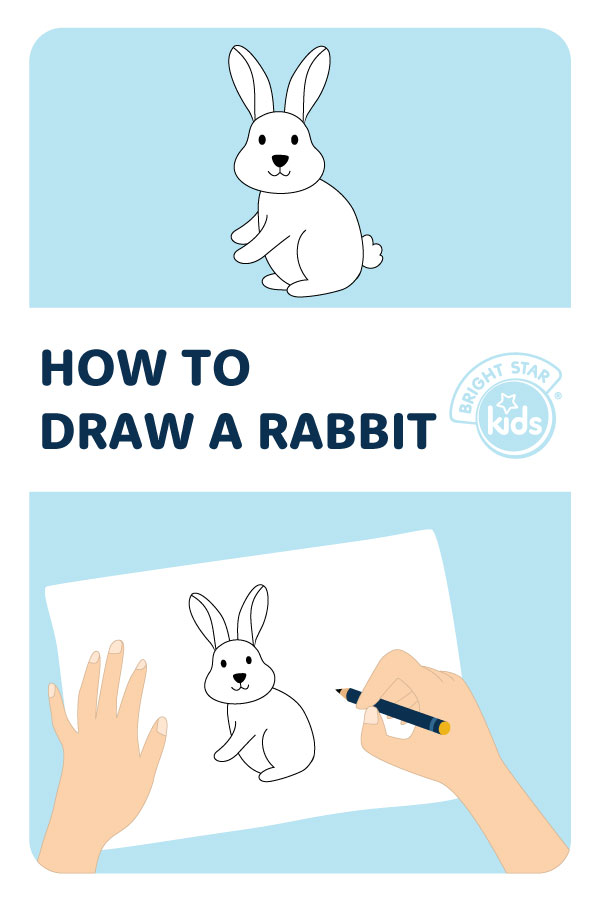 How to Draw a Bunny - Easy Drawing Tutorial For Kids-nextbuild.com.vn