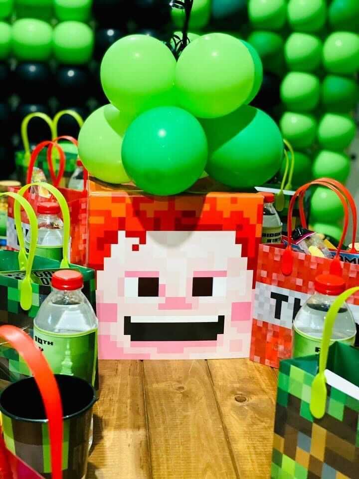 Minecraft birthday party Minecraft birthday party
