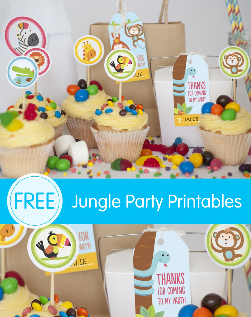 Free Jungle Party Invitation Printables