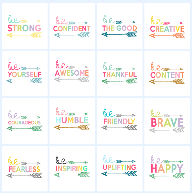 10 Sets Of Lunch Box Printable Notes Bright Star Kids