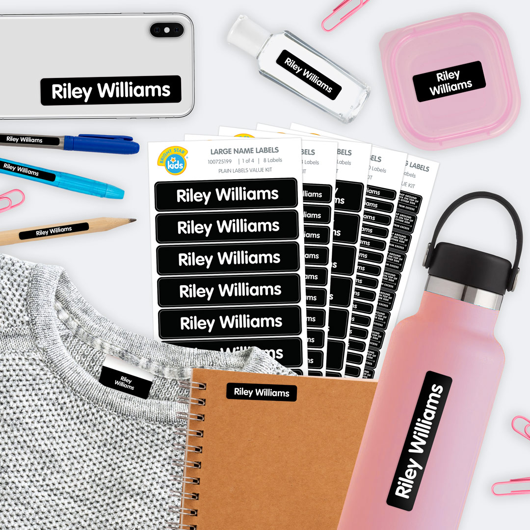 Personalised Plain Name Labels