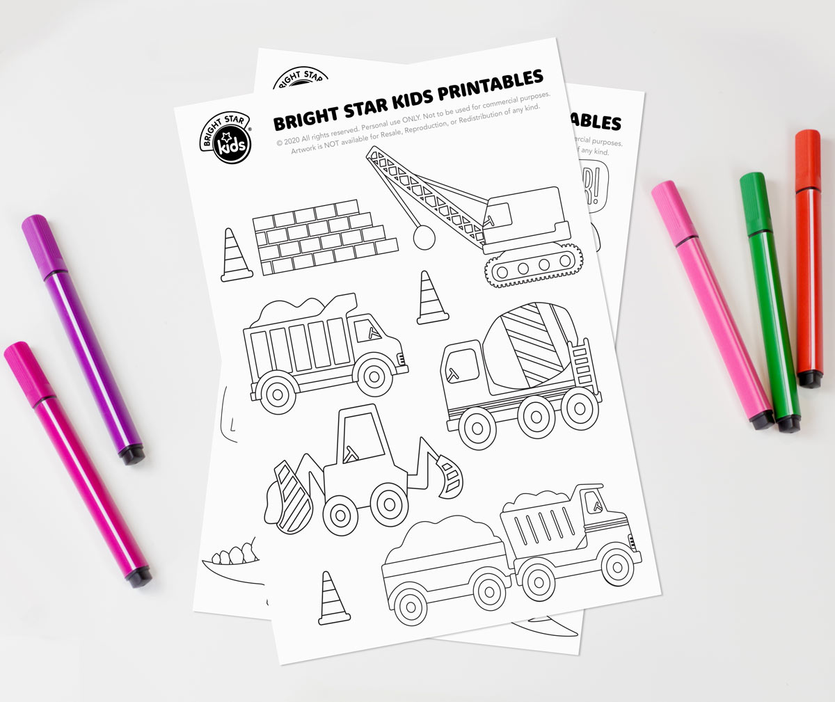 Construction Colouring In Construction Colouring In