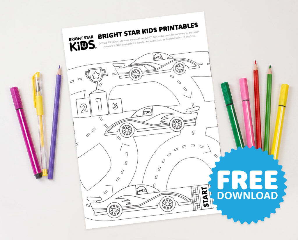 Cars Colouring in Printable