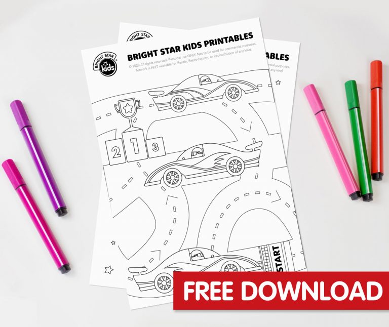 Printable colouring pages for kids Archives - Bright Star Kids