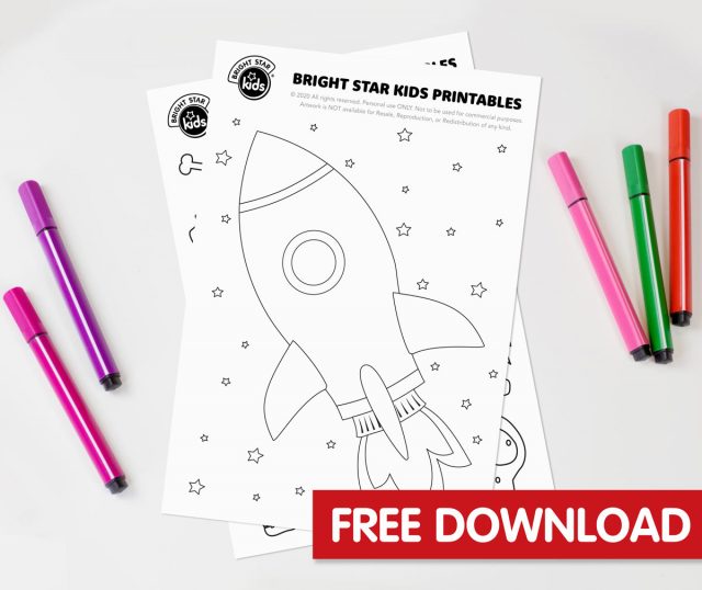 printable colouring pages for kids Archives - Bright Star Kids
