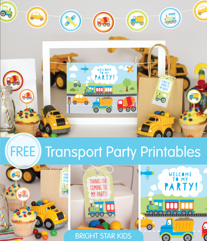 Super Fun Transportation Themed Birthday Party Ideas You Can