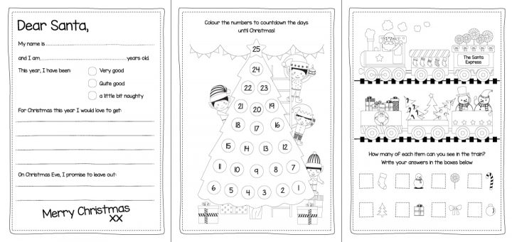 Christmas activity book