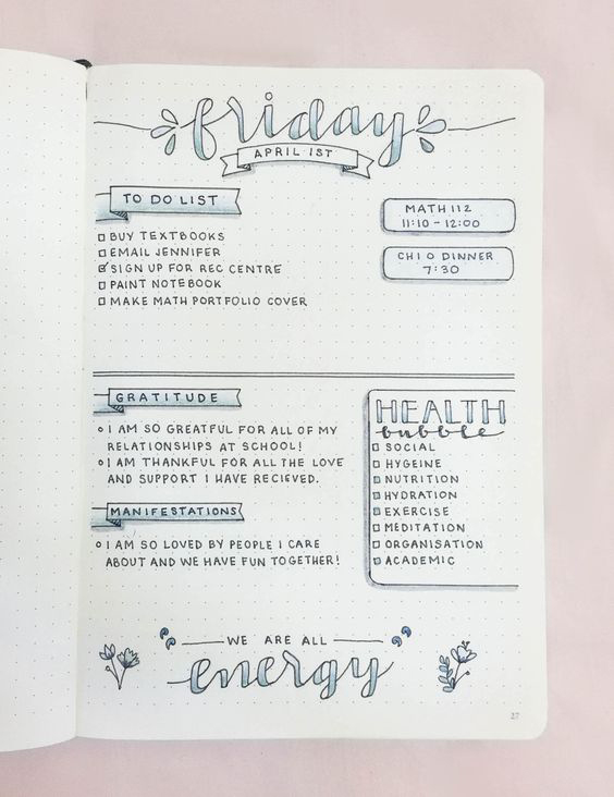 bullet journal