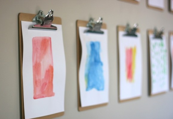Cute and Easy Kid's Art Display Ideas • Craving Some Creativity
