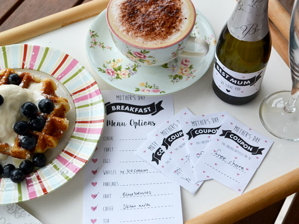 Free Mother's Day Printables for Champagne Breakfast