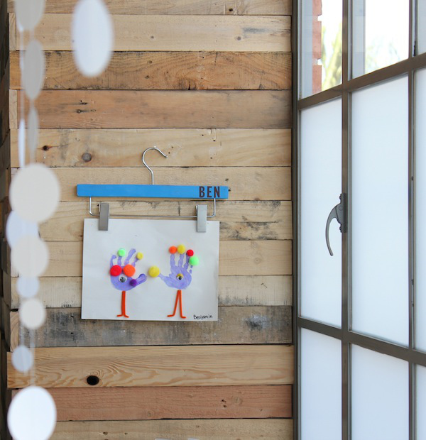 Displaying Children's Art Work - How to Make a Wooden Wall Art