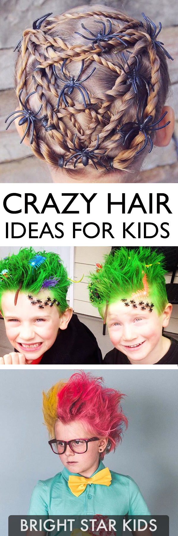 18 Crazy Hair Day Ideas For Girls Boys Bright Star Kids - crazy hair 3 roblox