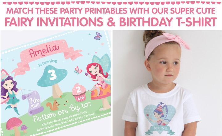 Fairy Birthday Invitation.