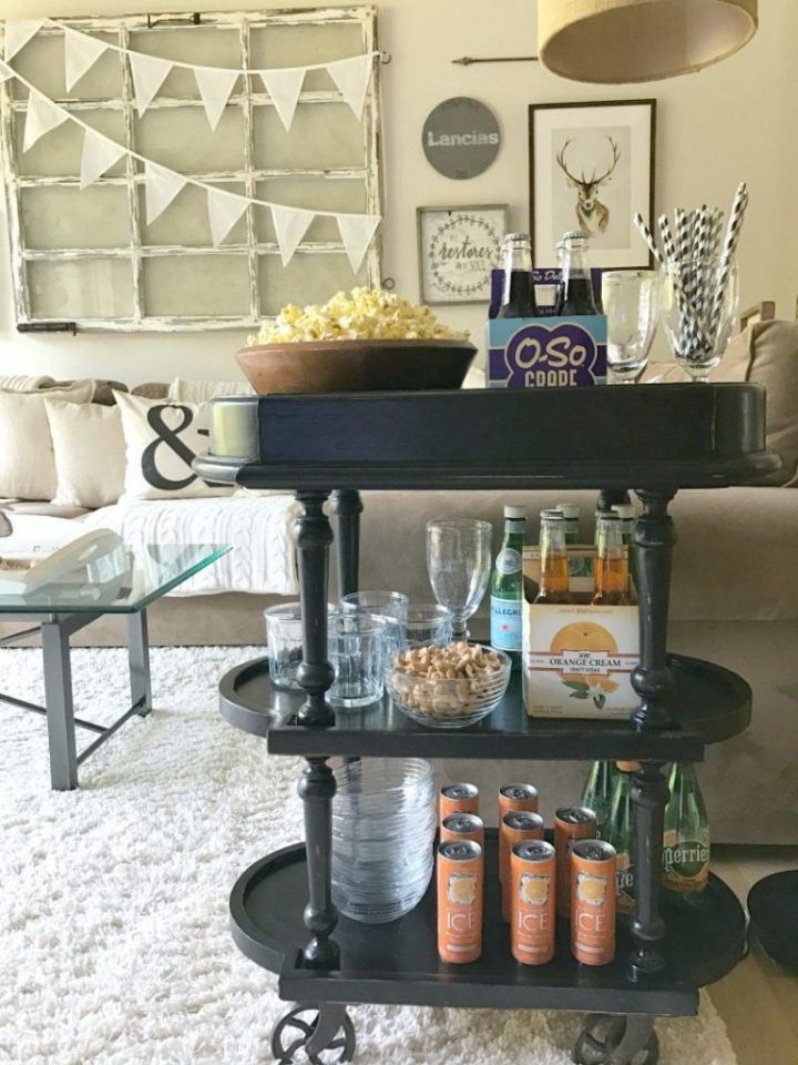 Bar Cart Styling