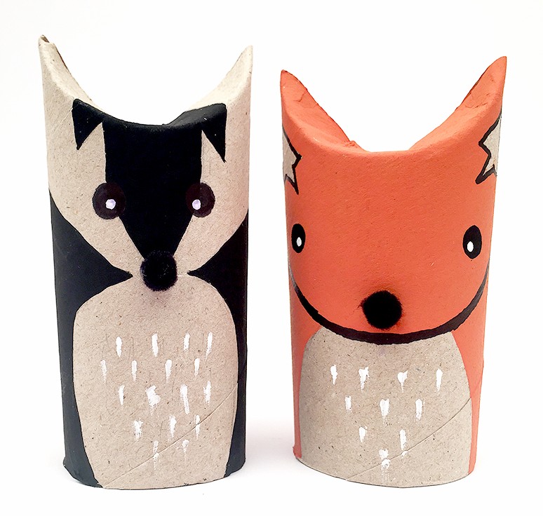 DIY Toilet Paper Roll Animals