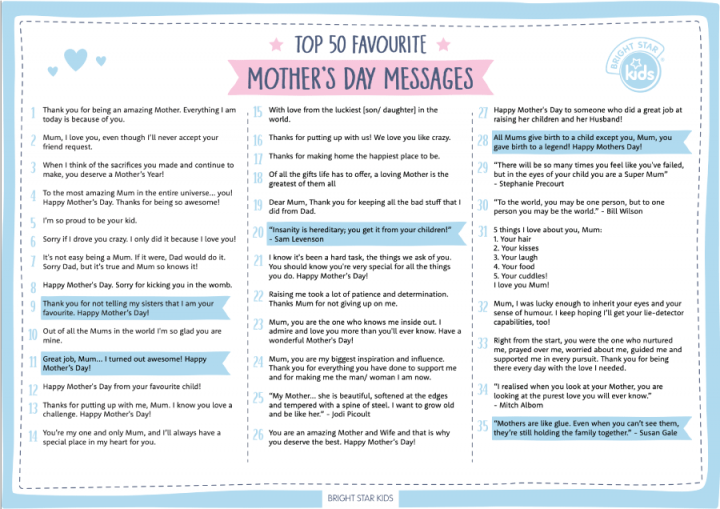 Things that mothers like cheap